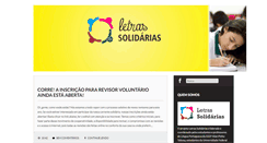 Desktop Screenshot of letrassolidarias.com